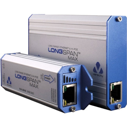 Veracity LONGSPAN Max (Base). Hi-Power 90W long-range Ethernet up to 820m.