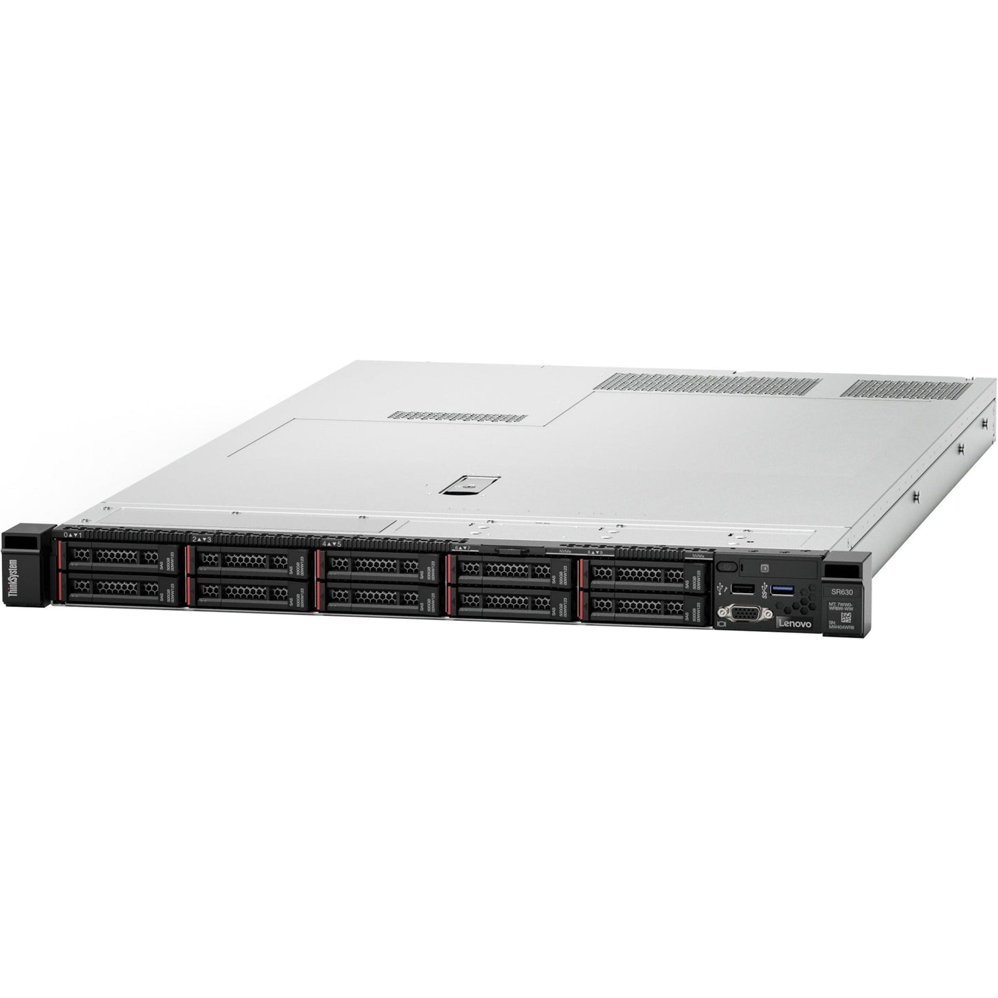 Lenovo ThinkSystem SR630 7X02A0FANA 1U Rack Server - 1 x Intel Xeon Silver 4208 2.10 GHz - 16 GB RAM - Serial ATA/600 12Gb/s SAS Controller