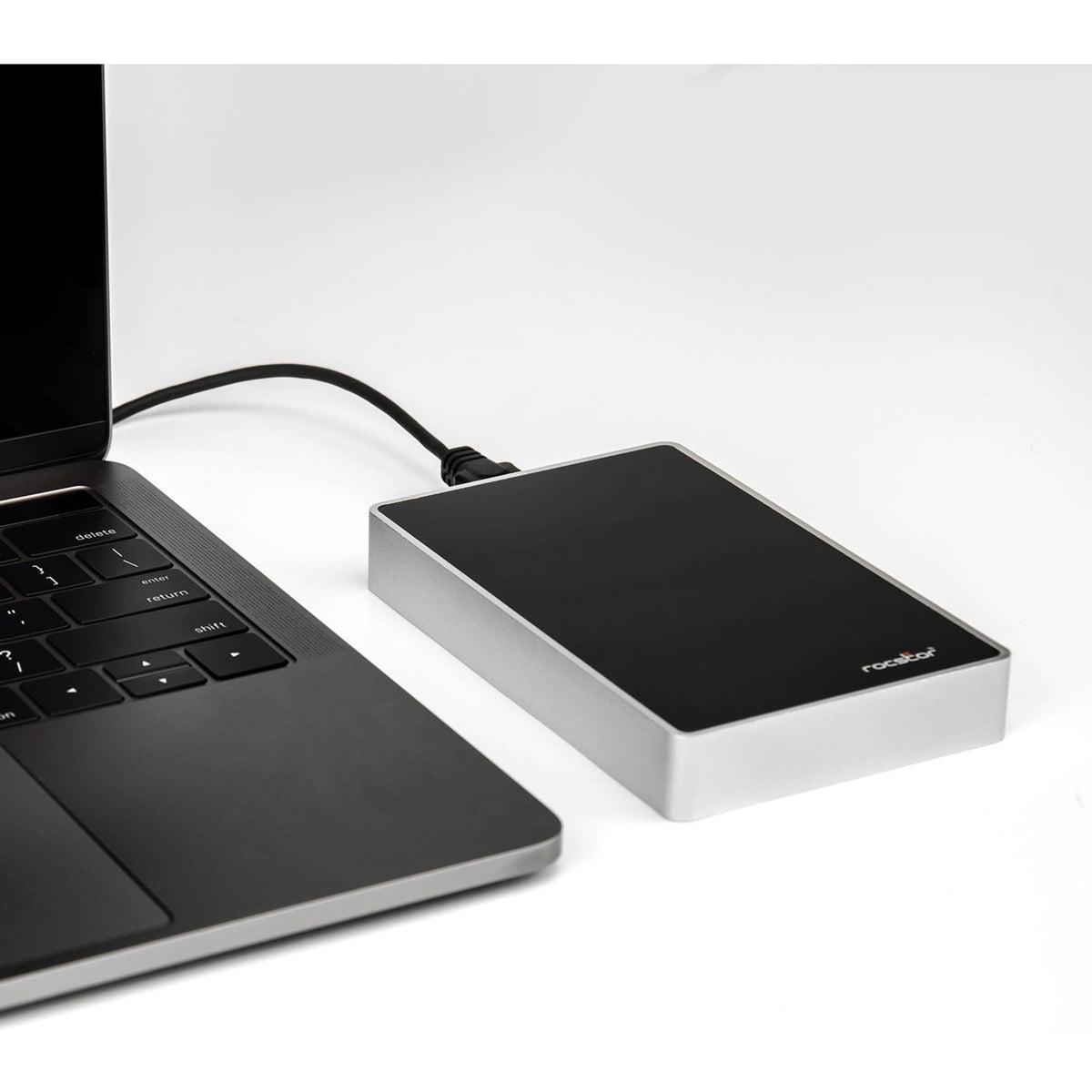 Rocstor Rocsecure EX32 1 TB Portable Rugged Hard Drive - 2.5" External - SATA (SATA/600) - Silver - TAA Compliant