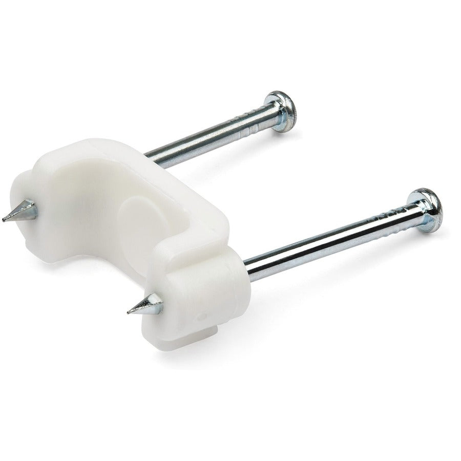 100PK CABLE CLIPS WITH NAILS