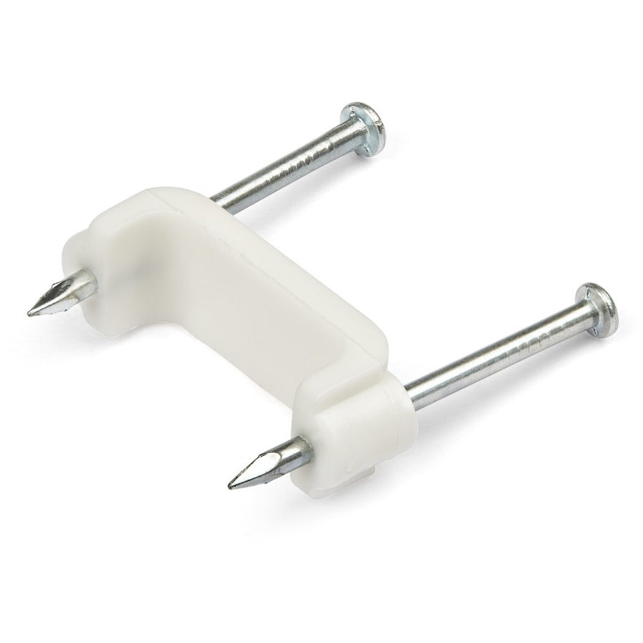 100PK CABLE CLIPS WITH NAILS