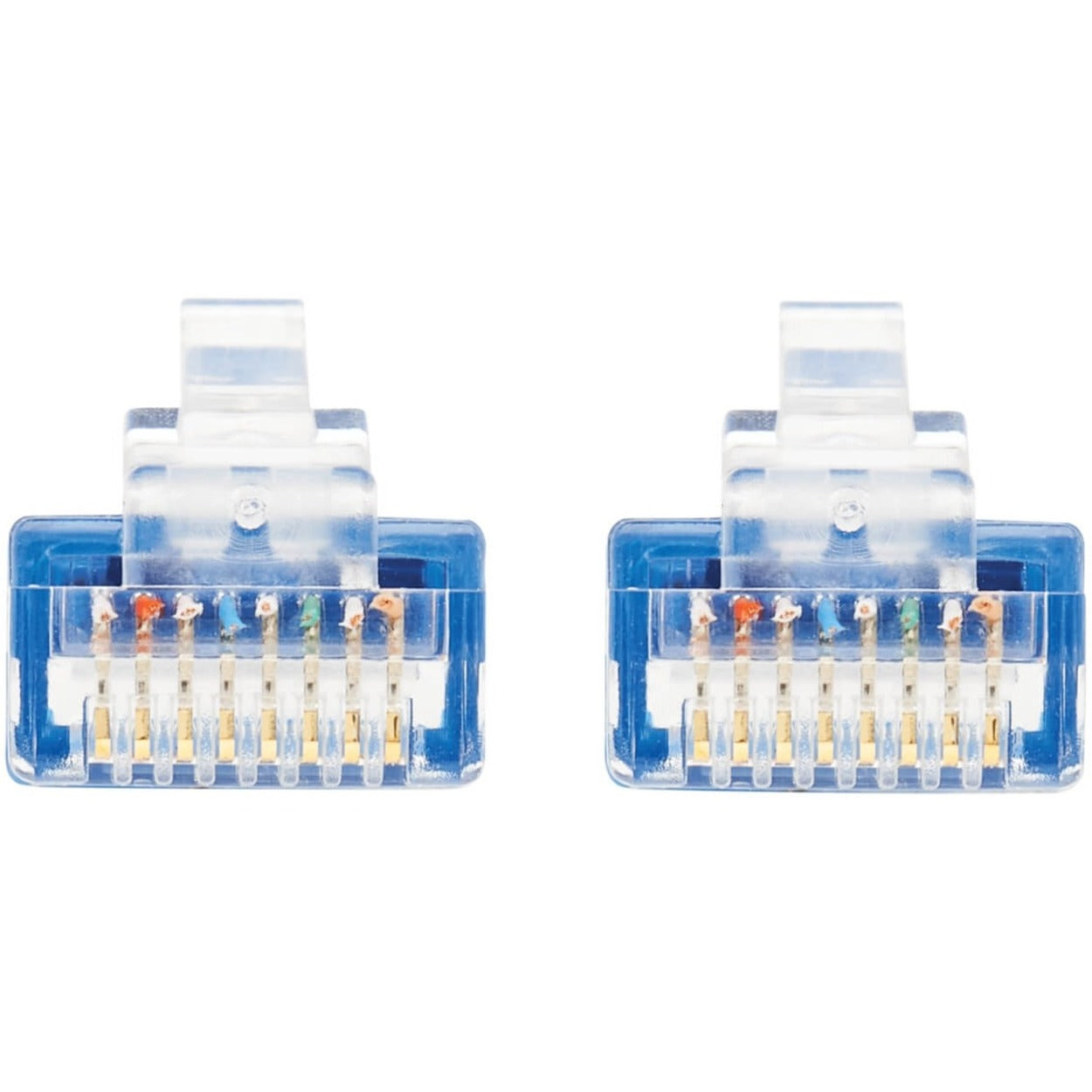 Tripp Lite Cat6 Gigabit Molded Ultra-Slim UTP Ethernet Cable (RJ45 M/M) Blue 7 ft. (2.13 m)