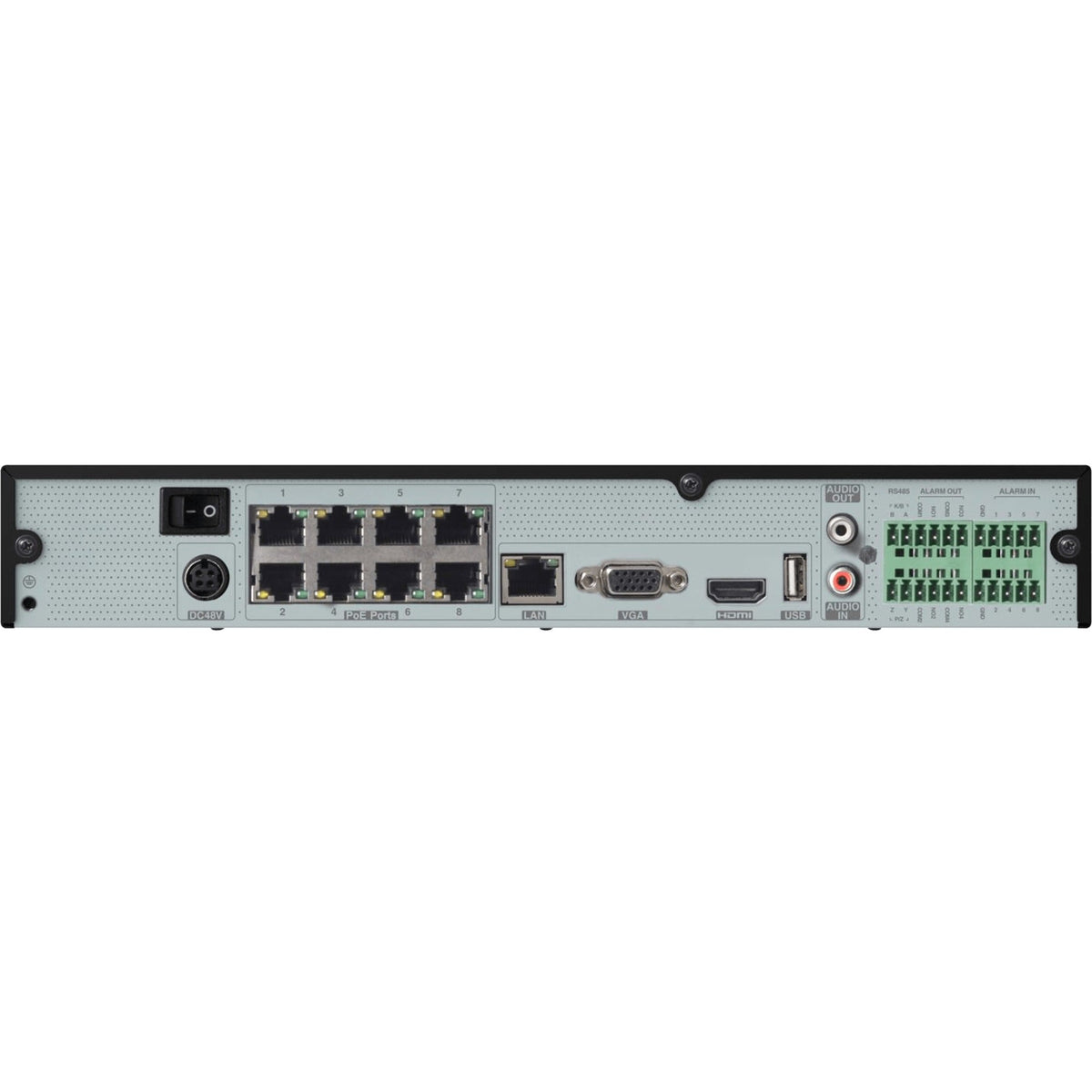 Speco 4K H.265 NVR with Facial Recognition and Smart Analytics - 2 TB HDD