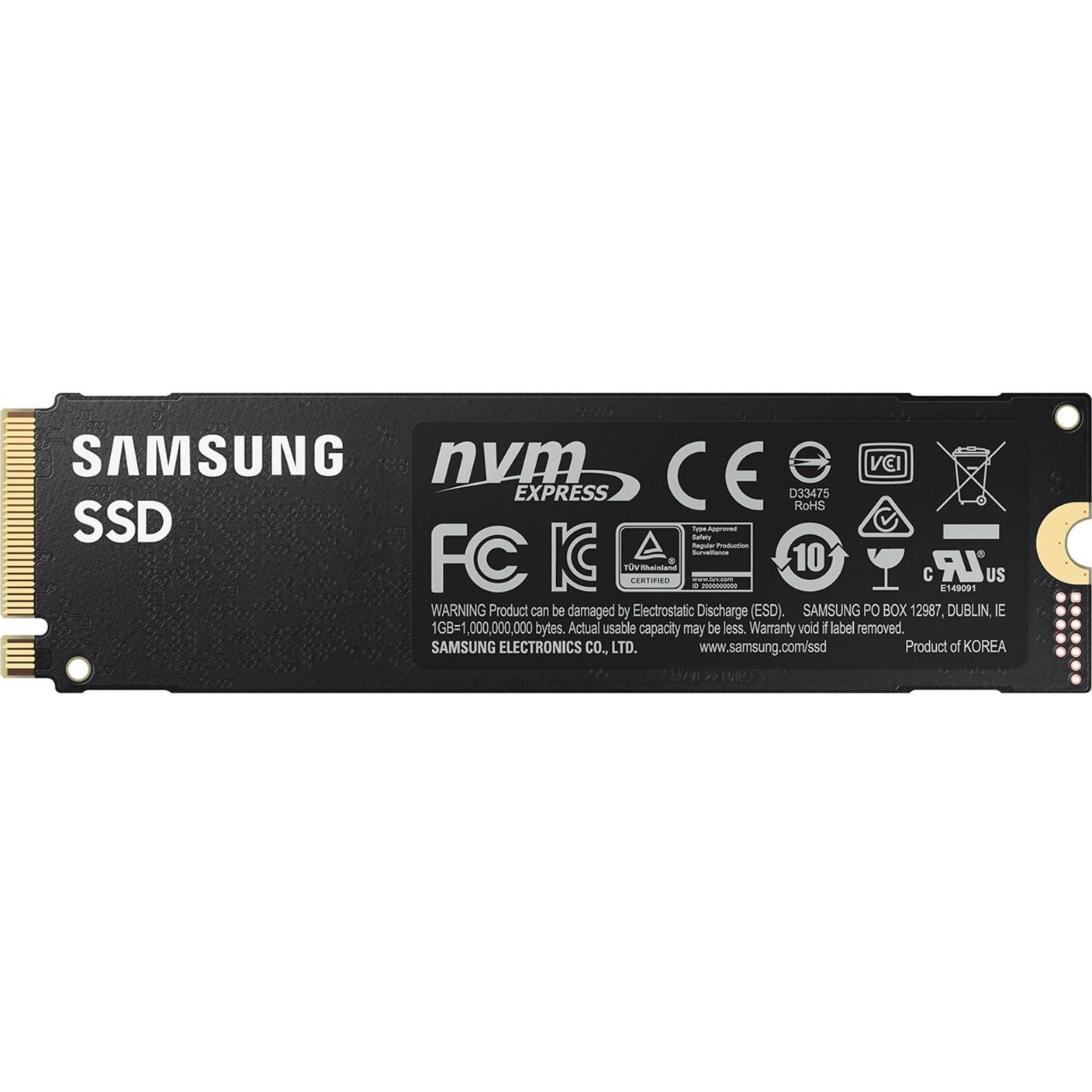 Samsung 980 PRO MZ-V8P250B/AM 250 GB Solid State Drive - M.2 2280 Internal - PCI Express NVMe (PCI Express NVMe 4.0 x4)
