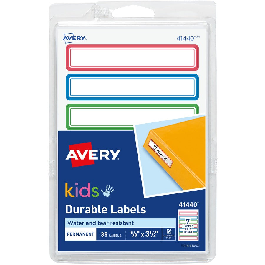 Avery® Kids Gear Durable Labels