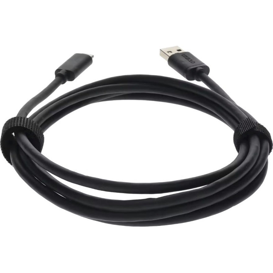 AddOn 6ft USB 2.0 (C) Male to USB 2.0 (A) Male Black Adapter Cable