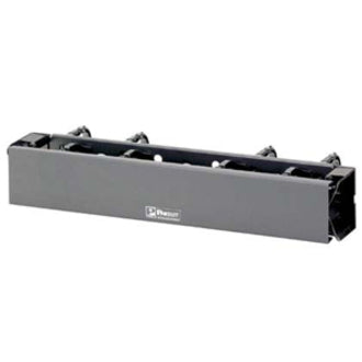 1RU HORIZONTAL D-RING PANEL
