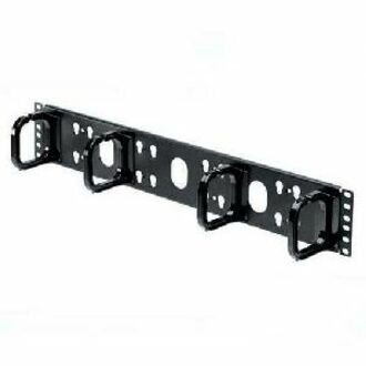2RU HORIZONTAL D-RING PANEL
