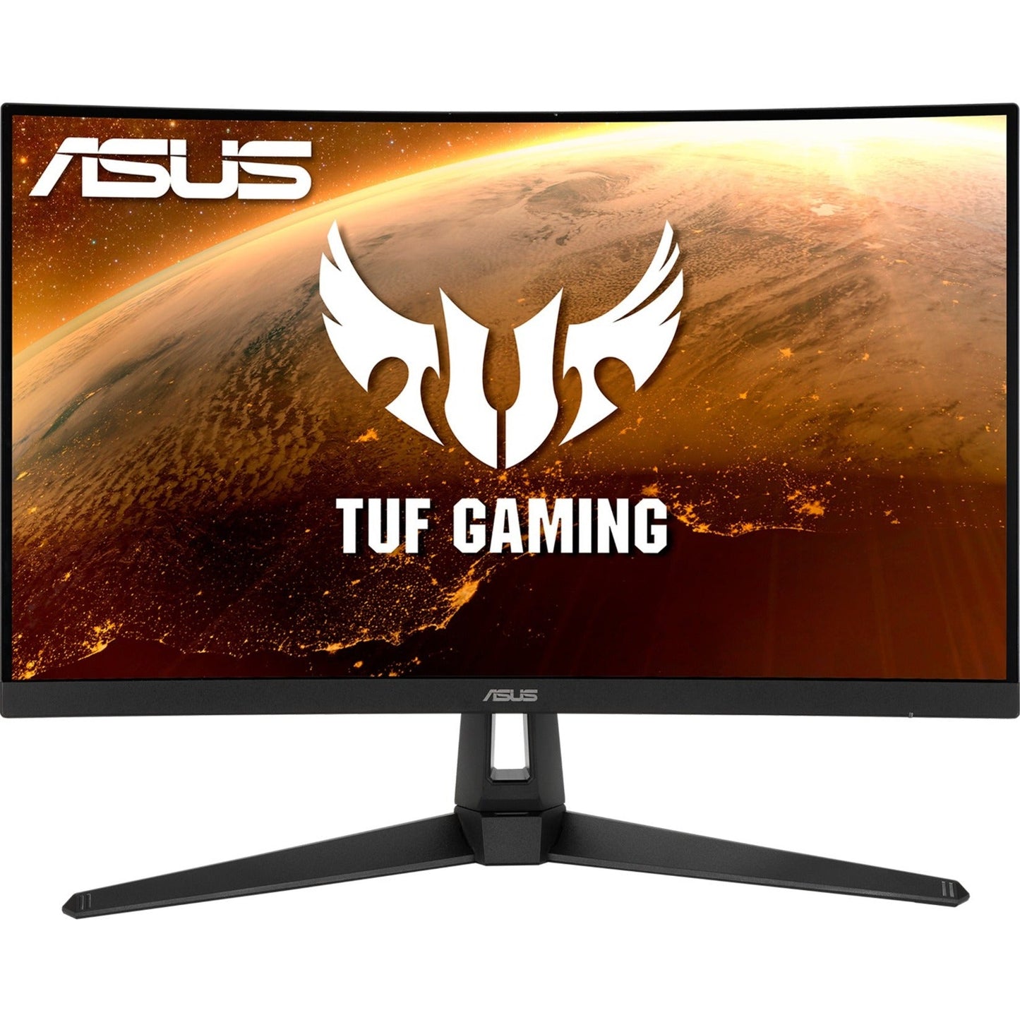 Asus VG27VH1B 27" Full HD Curved Screen Gaming LCD Monitor - 16:9 - Black