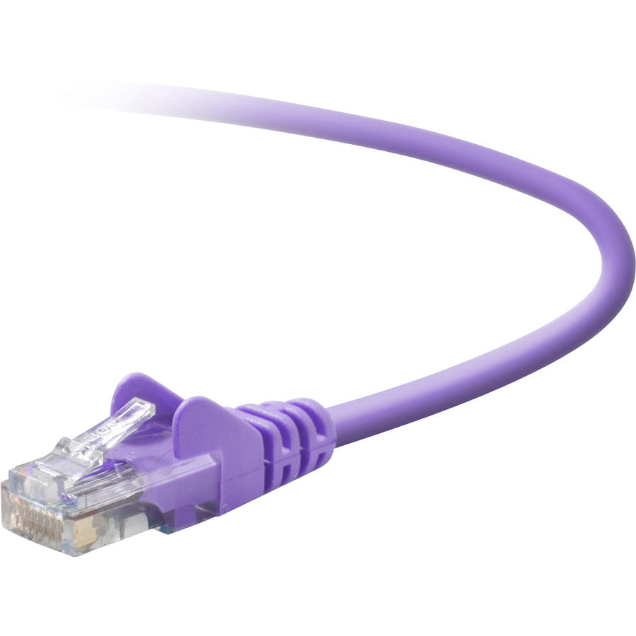 6FT CAT5E PURPLE SNAGLESS