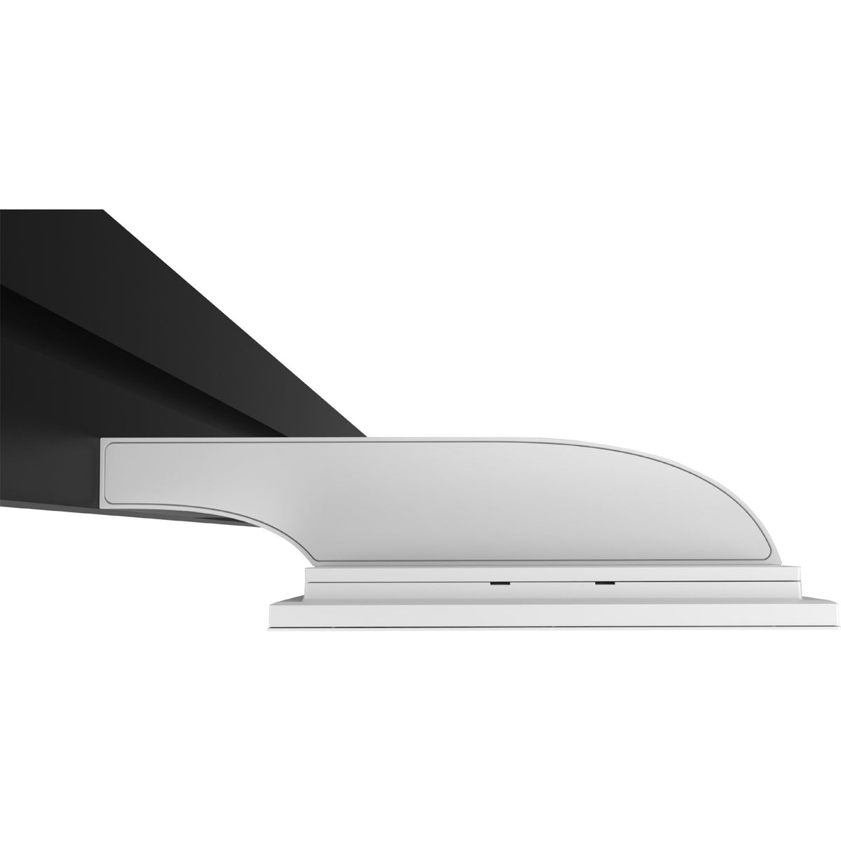 Crestron TSW-770/1070-MUMK-W Mullion Mount for Touchscreen Monitor Light Bar - White