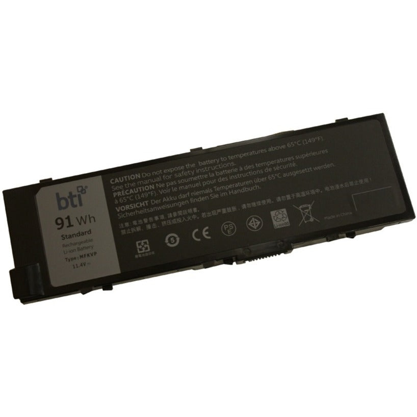 DELL BATTERY 11.4V 9 CELL 91WH