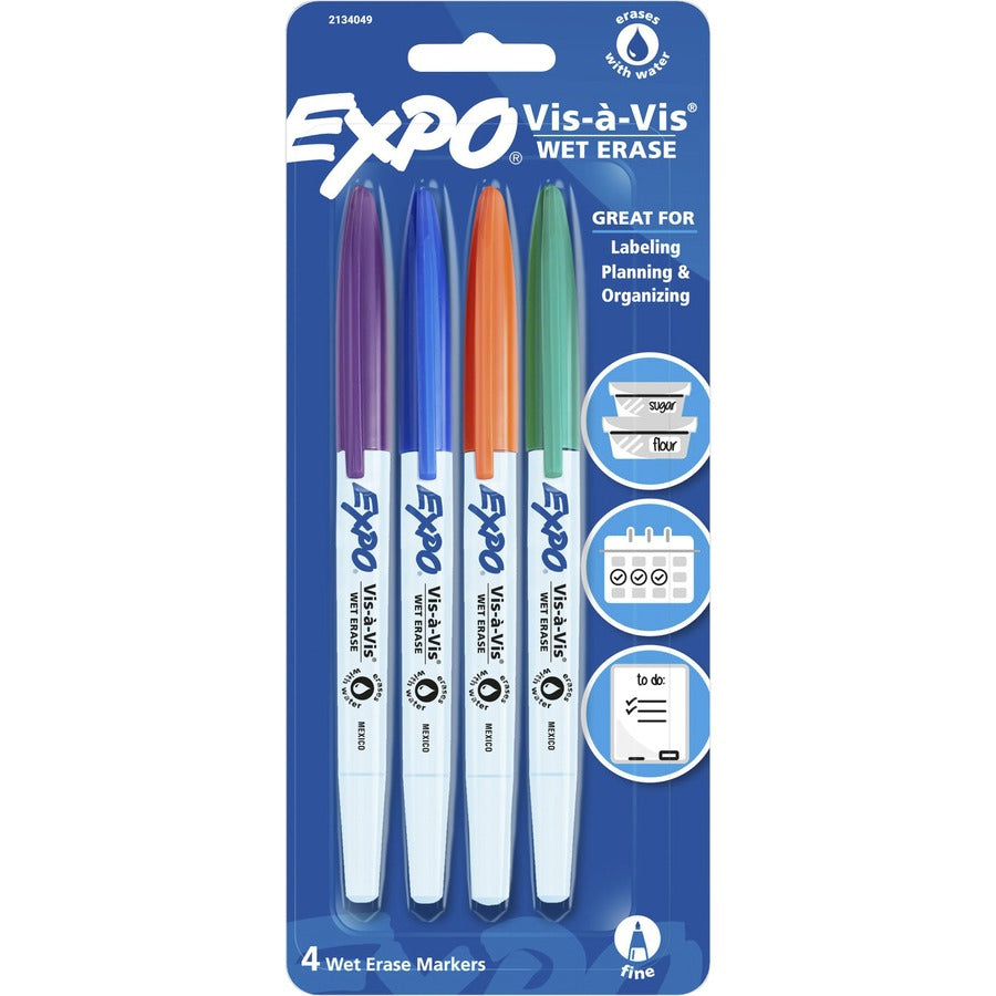 Expo Vis-A-Vis Wet-Erase Markers