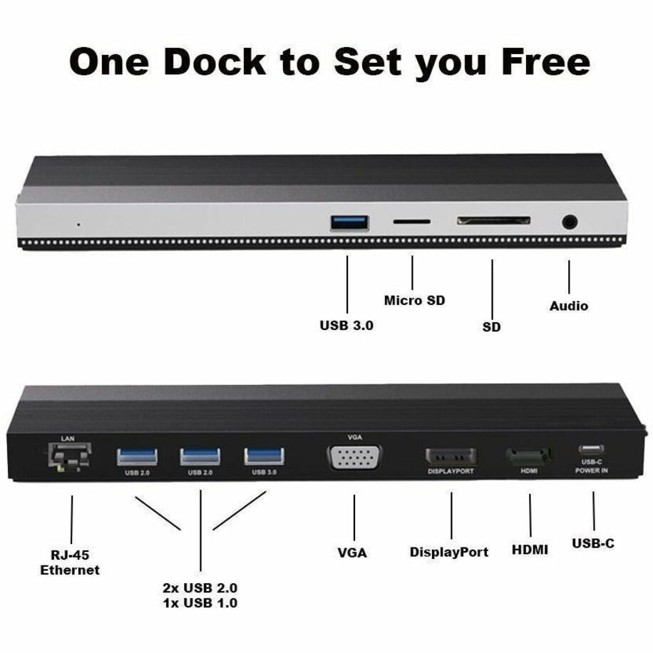 4XEM USB-C Triple Display 4K Docking Station with Power Delivery