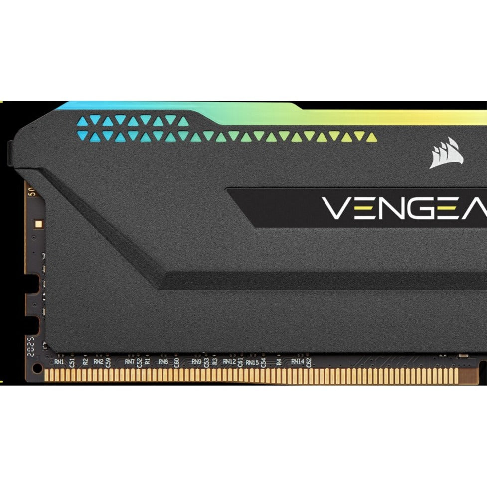 Corsair Vengeance RGB Pro SL 32GB (2 x 16GB) DDR4 DRAM 3200MHz C16 Memory Kit - Black