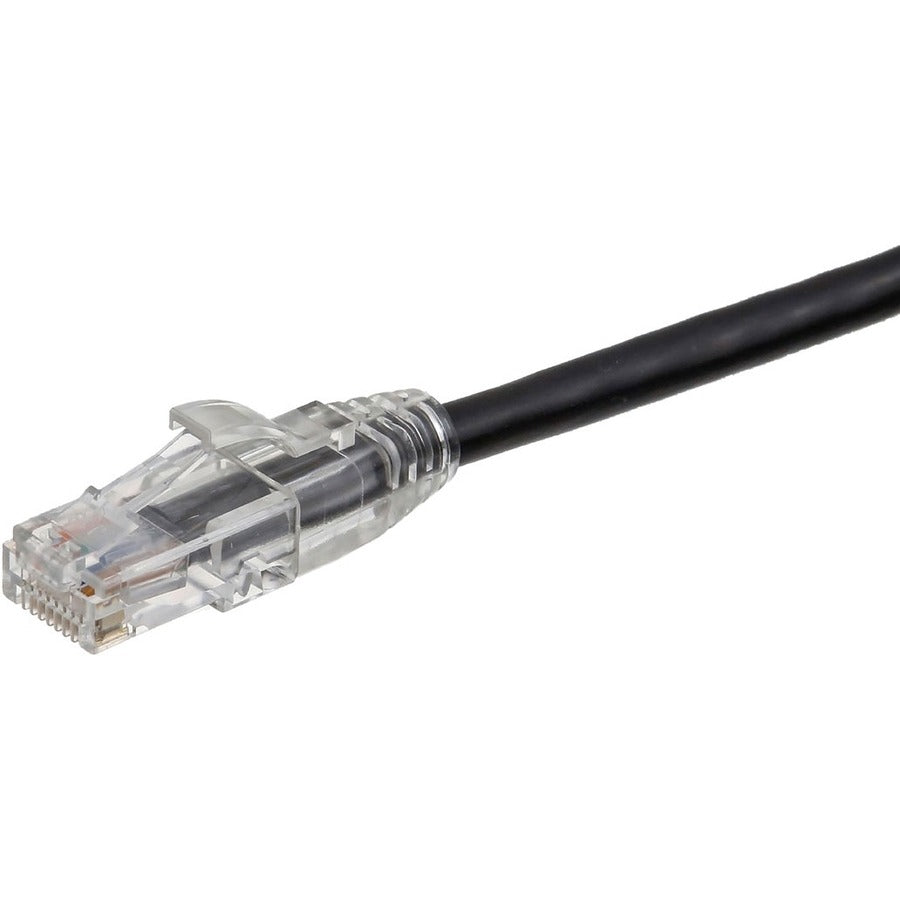 Axiom 150FT CAT6 UTP 550mhz Patch Cable Clear Snagless Boot (Black) - TAA Compliant