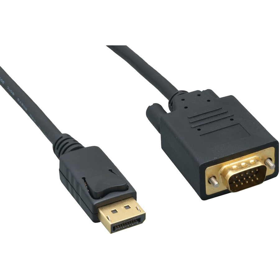 10FT DP TO VGA M/M BLACK