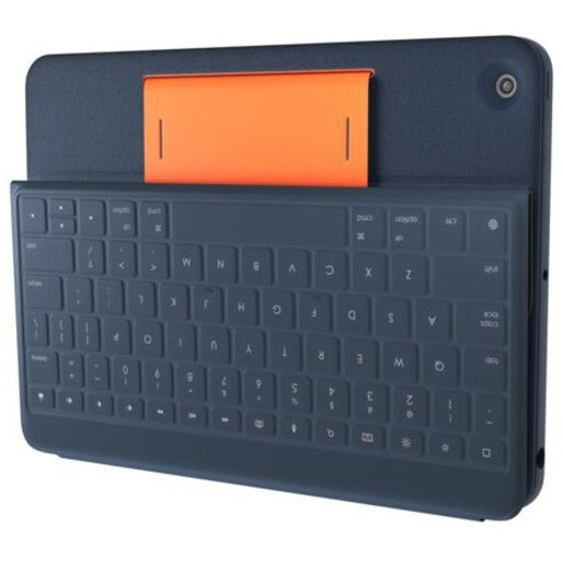 Logitech Rugged Combo 3 Rugged Keyboard/Cover Case (Folio) Apple Logitech iPad (8th Generation) iPad (7th Generation) iPad (9th Generation) Tablet - Blue