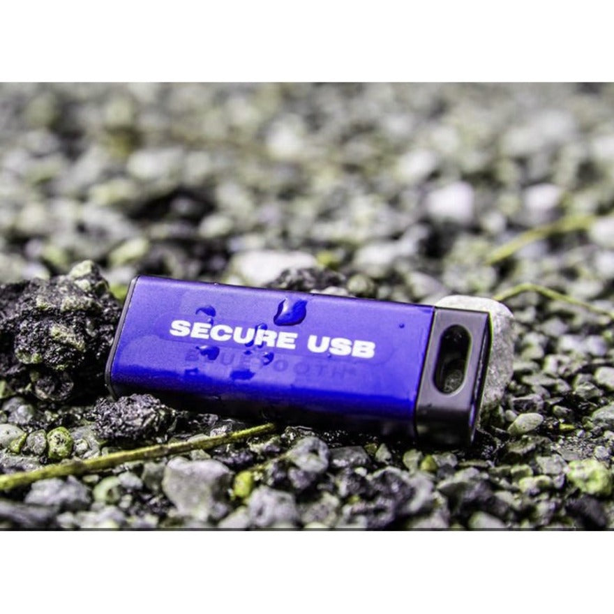 SecureDrive Hardware-Encrypted USB Flash Drive with Phone Authentication