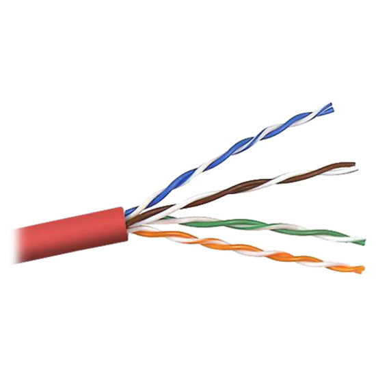 1000FT CAT6 RED BULK GIGABIT