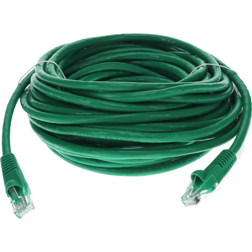 AddOn 17ft RJ-45 (Male) to RJ-45 (Male) Green Cat6 Straight UTP PVC Copper Patch Cable