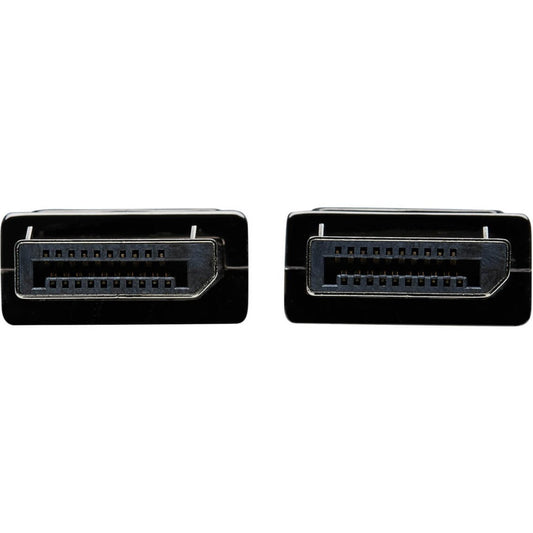 Tripp Lite DisplayPort Active Optical Cable (AOC) 8K 60 Hz (M/M) CL3 Rated Latching Connectors Black 15 m (49 ft.)