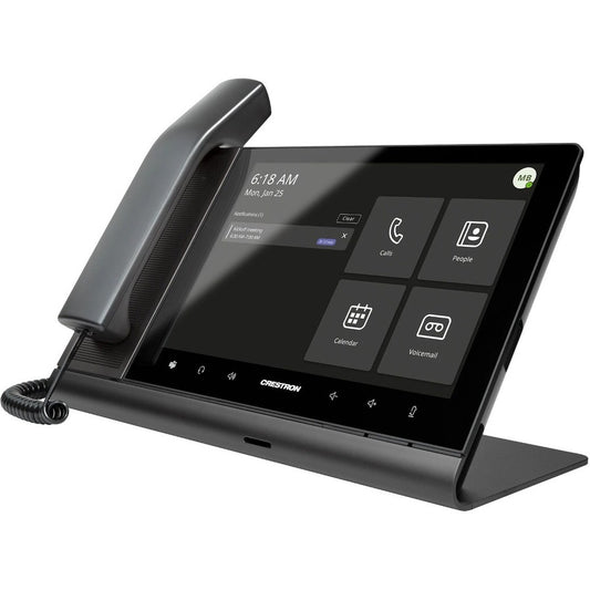Crestron Flex UC-P10-T-HS IP Phone - Corded/Cordless - Corded/Cordless - Wi-Fi Bluetooth - Desktop Wall Mountable