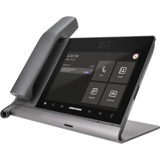 Crestron Flex UC-P8-T-C-HS IP Phone - Corded/Cordless - Corded/Cordless - Wi-Fi Bluetooth - Desktop Wall Mountable