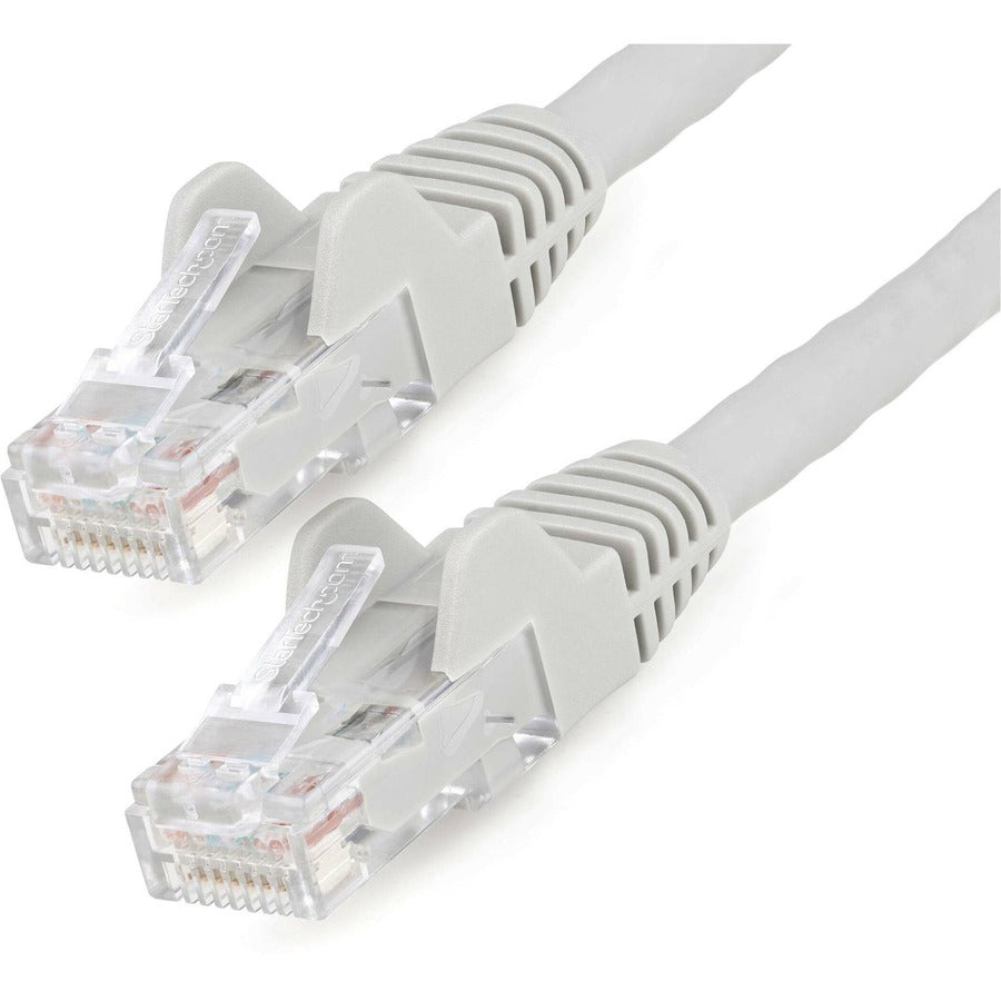 StarTech.com 7ft (2m) CAT6 Ethernet Cable LSZH (Low Smoke Zero Halogen) 10 GbE Snagless 100W PoE UTP RJ45 Gray Network Patch Cord ETL