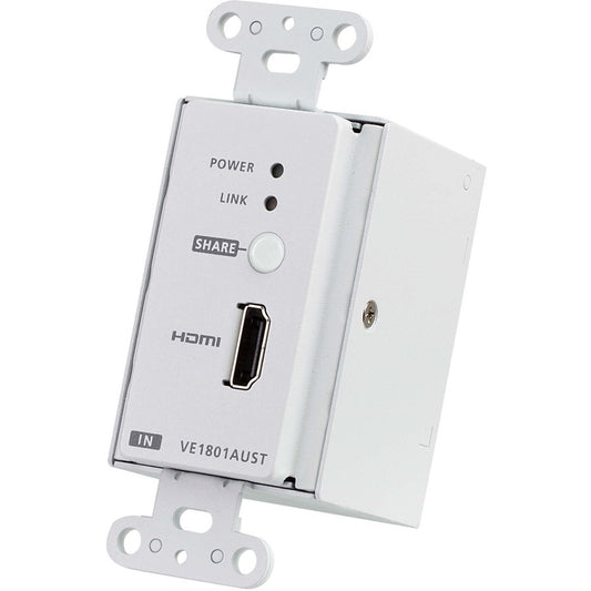 ATEN HDMI HDBaseT-Lite Transmitter with US Wall Plate / PoH