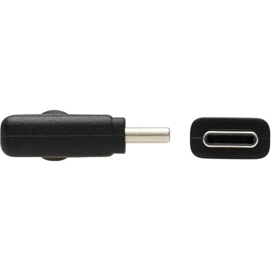 Tripp Lite USB-C Cable (M/M) USB 3.2 Gen 1 (5 Gbps) Thunderbolt 3 Compatible Right-Angle Plug 1 m (3.3 ft.)