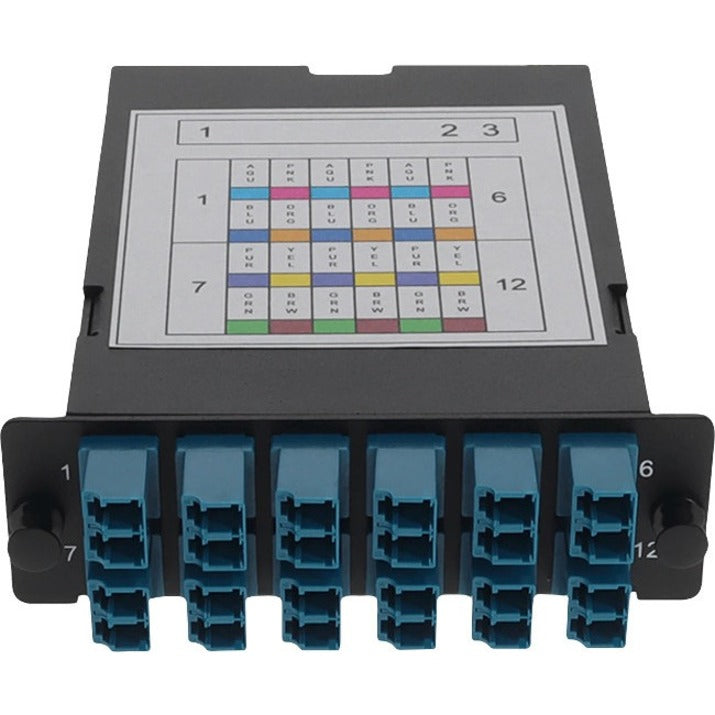 AddOn 4-Bay Cassette 3x 12-Fiber MPO In 12 LC Duplex Out Single-mode Duplex OS2