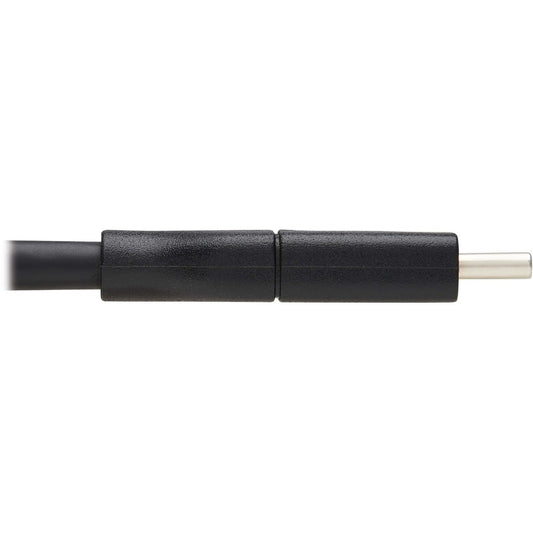 Tripp Lite USB-C Cable (M/M) USB 3.2 Gen 1 (5 Gbps) Thunderbolt 3 Compatible Right-Angle Plug 1 ft. (0.3 m)
