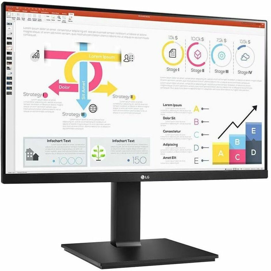 LG 24BP75Q-B 24" WQHD LCD Monitor - 16:9 - Black