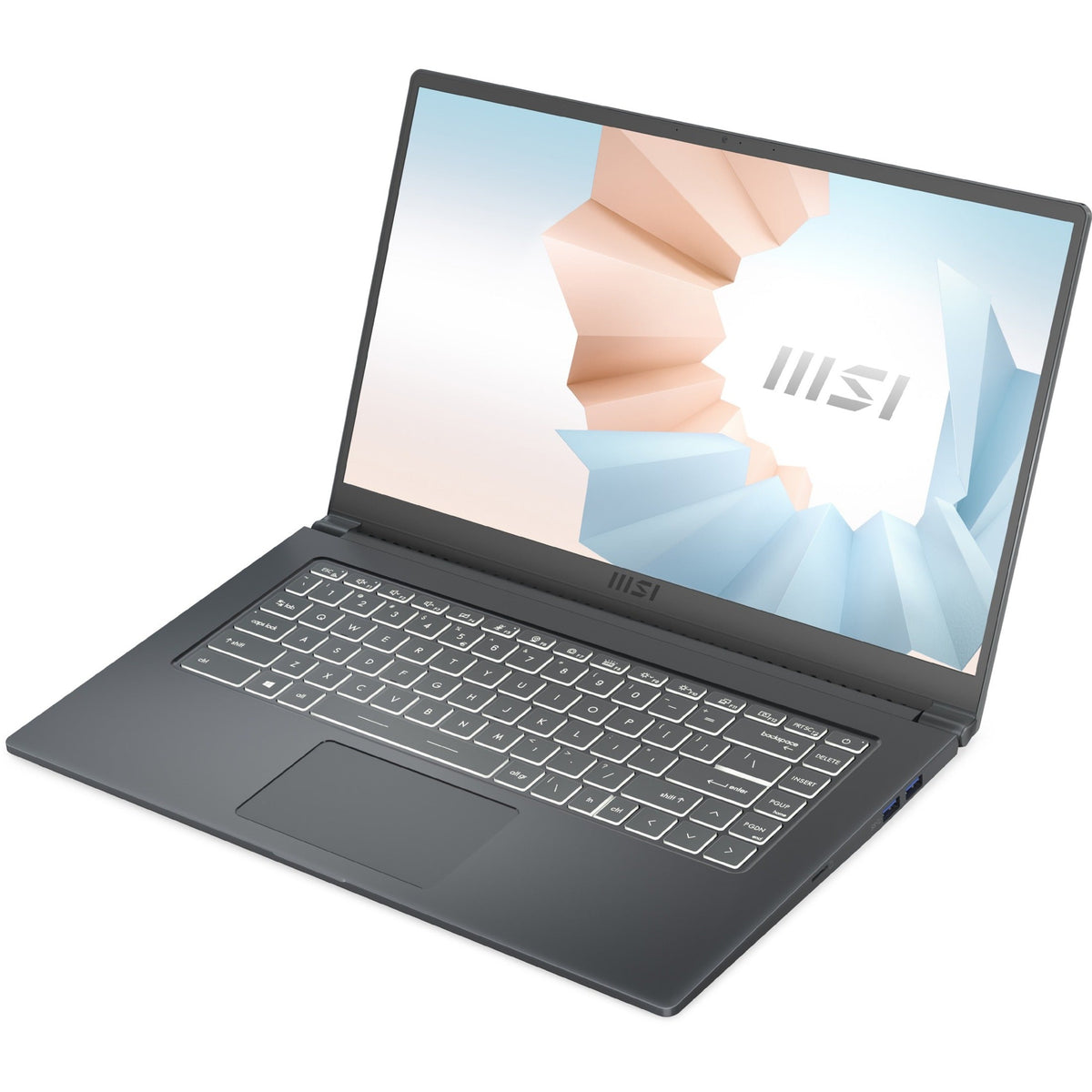 MSI Modern 15 Modern 15 A11MU-652 15.6" Rugged Ultrabook - Full HD - 1920 x 1080 - Intel Core i7 11th Gen i7-1195G7 2.90 GHz - 8 GB Total RAM - 1 TB SSD - Carbon Gray