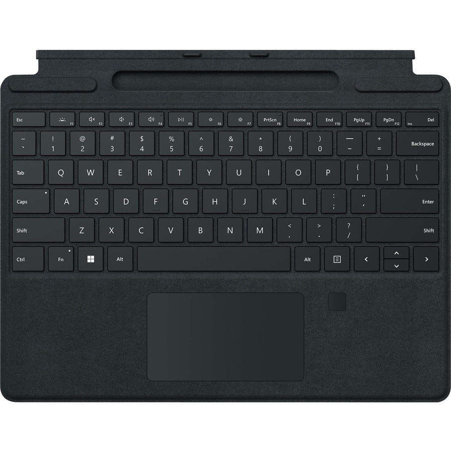 Microsoft Signature Keyboard/Cover Case for 13" Microsoft Surface Pro 8 Surface Pro X Tablet - Black