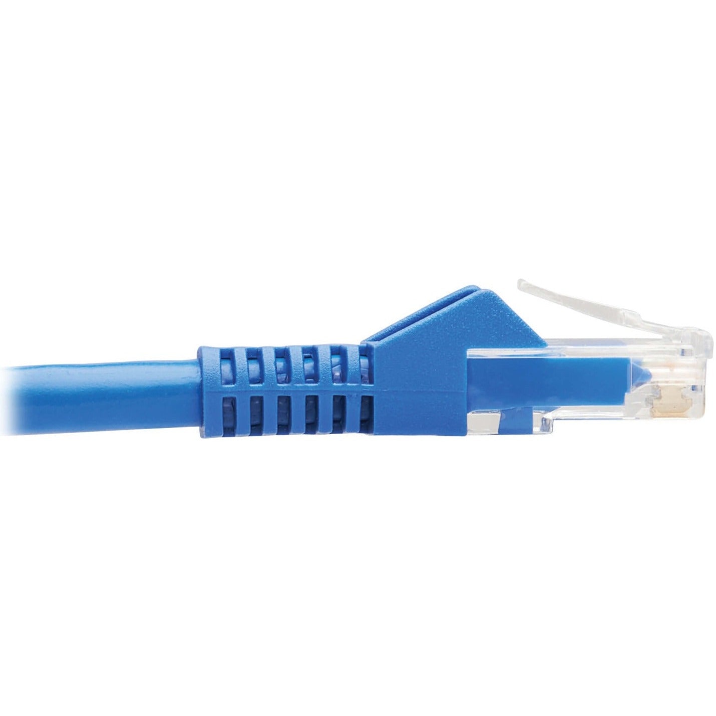 Tripp Lite M12 X-Code Cat6 1G UTP CMR-LP Ethernet Cable (Right-Angle M12 M/RJ45 M) IP68 PoE Blue 2 m (6.6 ft.)
