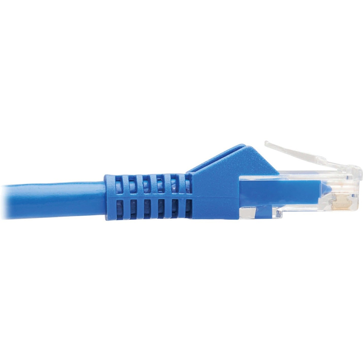 Tripp Lite M12 X-Code Cat6 1G UTP CMR-LP Ethernet Cable (Right-Angle M12 M/RJ45 M) IP68 PoE Blue 5 m (16.4 ft.)
