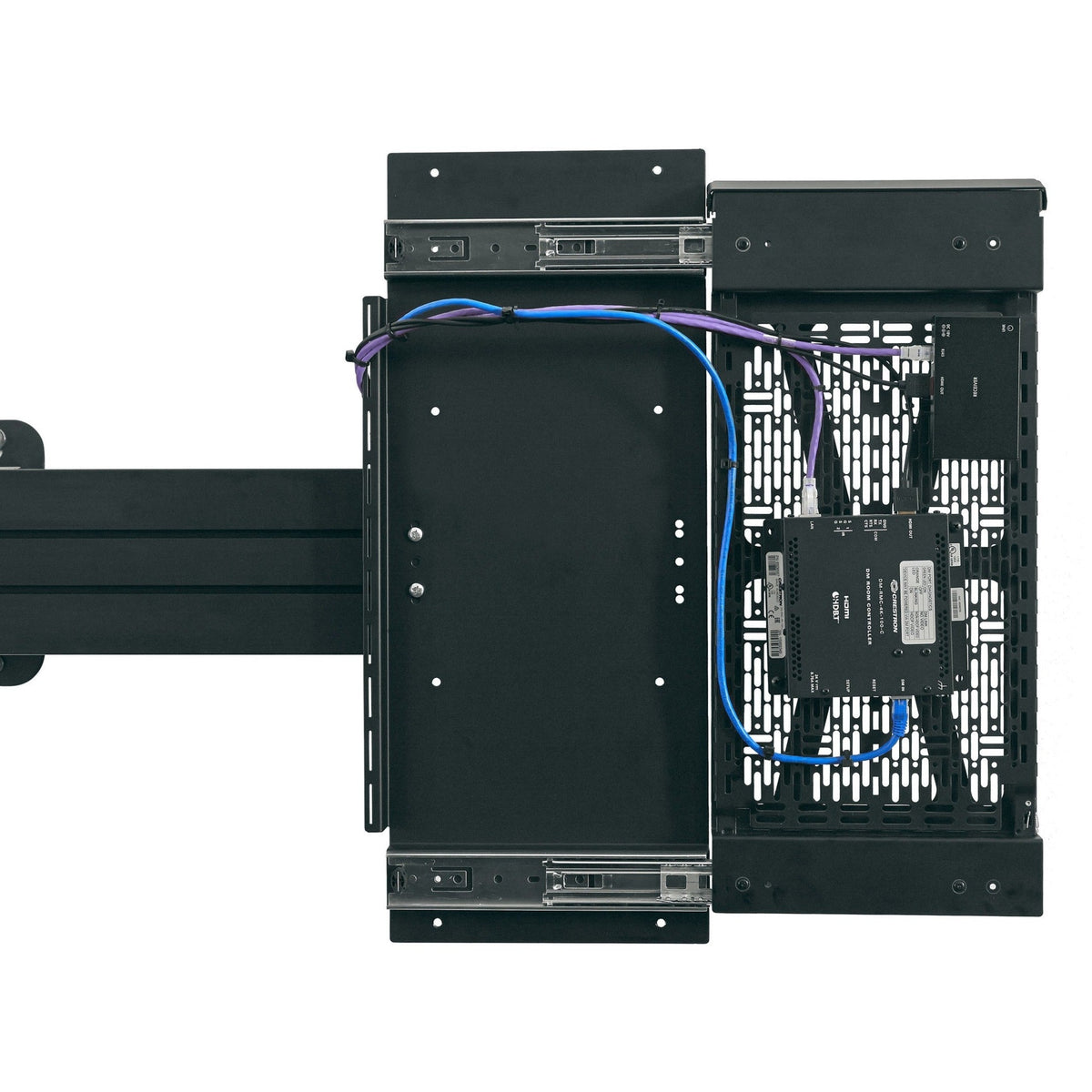 Chief Proximity Component Storage Slide-Lock Panel for AV Systems - Black