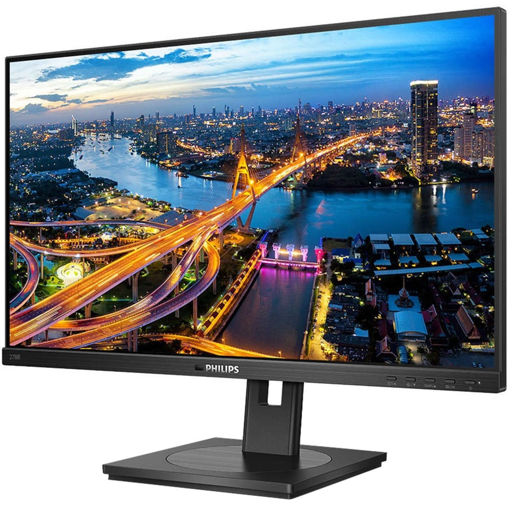 Philips 278B1 27" 4K UHD LCD Monitor - 16:9 - Textured Black