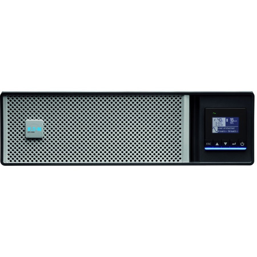 Eaton 5PX G2 1950VA 1950W 120V Line-Interactive UPS - 6 NEMA 5-20R 1 L5-20R Outlets Cybersecure Network Card Included Extended Run 3U Rack/Tower