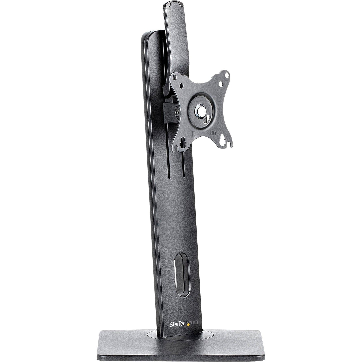 StarTech.com Free Standing Single Monitor Mount Height Adjustable Ergonomic Monitor Desk Stand For VESA Mount Displays up to 32" (15lb)
