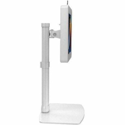 CTA Digital VESA Compatible Desk Stand w/ Height Adjustable Pole (White)