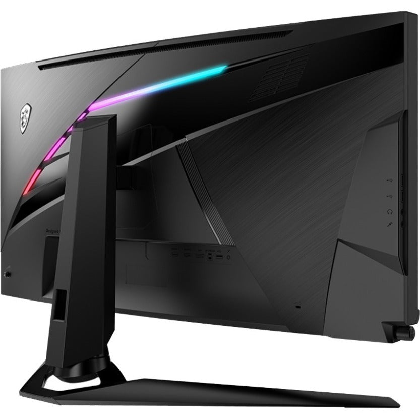 MSI MEG MEG381CQR Plus 37.5" UW-QHD+ Curved Screen Gaming LCD Monitor - 21:9 - Black