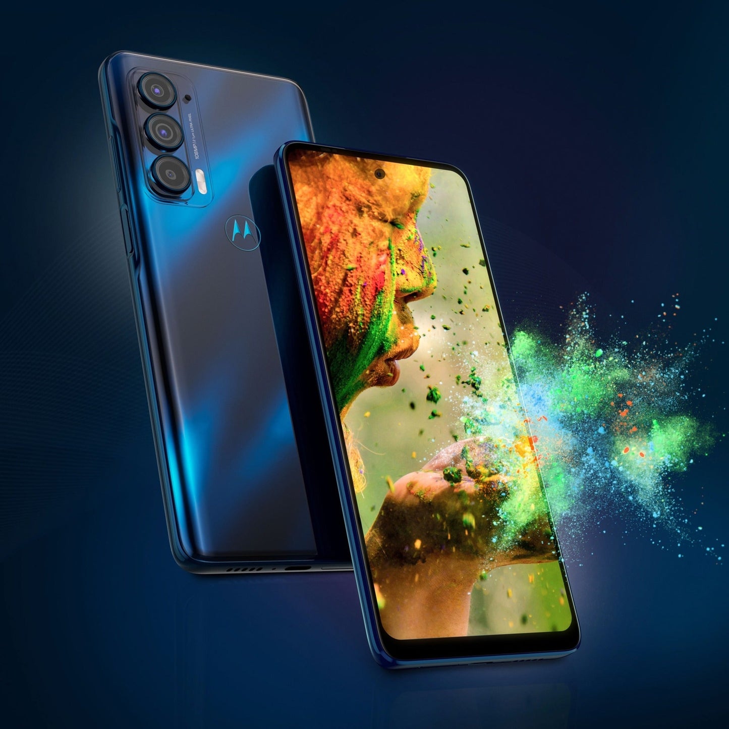 Motorola edge (2021) 256 GB Smartphone - 6.8" LCD Full HD Plus 1920 x 1080 - Octa-core (Kryo 670Quad-core (4 Core) 2.40 GHz + Kryo 670 Quad-core (4 Core) 1.90 GHz - 8 GB RAM - Android 11 - 5G - Nebula Blue