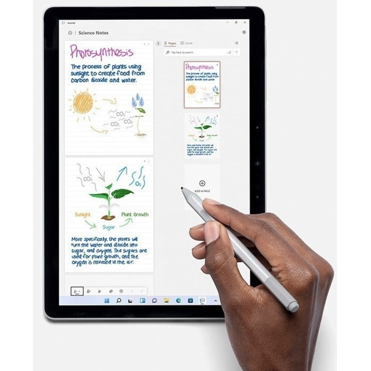 Microsoft Surface Go 3 Tablet - 10.5" - Core i3 10th Gen i3-10100Y Dual-core (2 Core) 1.30 GHz - 8 GB RAM - 256 GB SSD - Windows 10 - Platinum - TAA Compliant