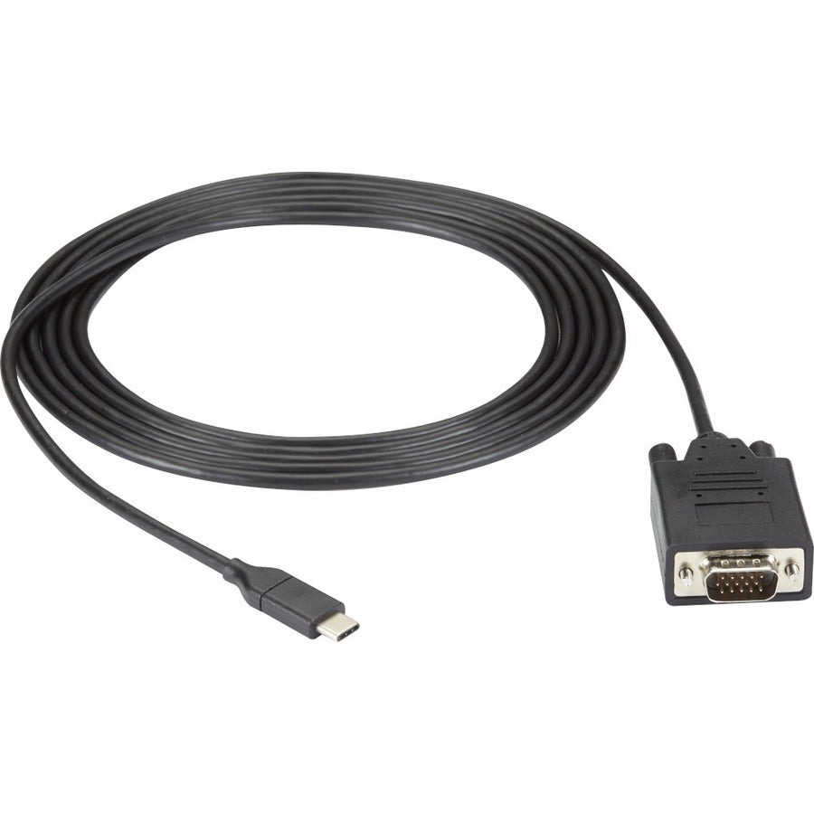 Black Box USB-C to VGA Adapter Cable 1080p HD 9ft
