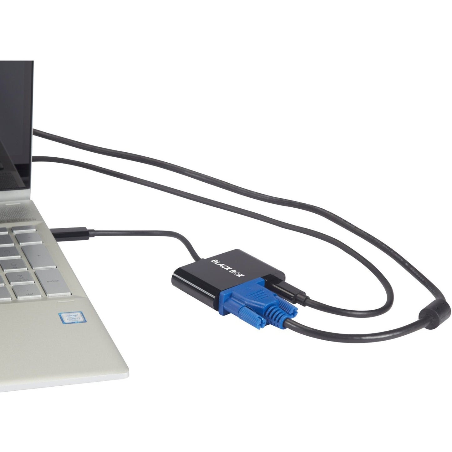 Black Box USB-C to VGA Adapter with 60W Power Delivery 4K60 HDR