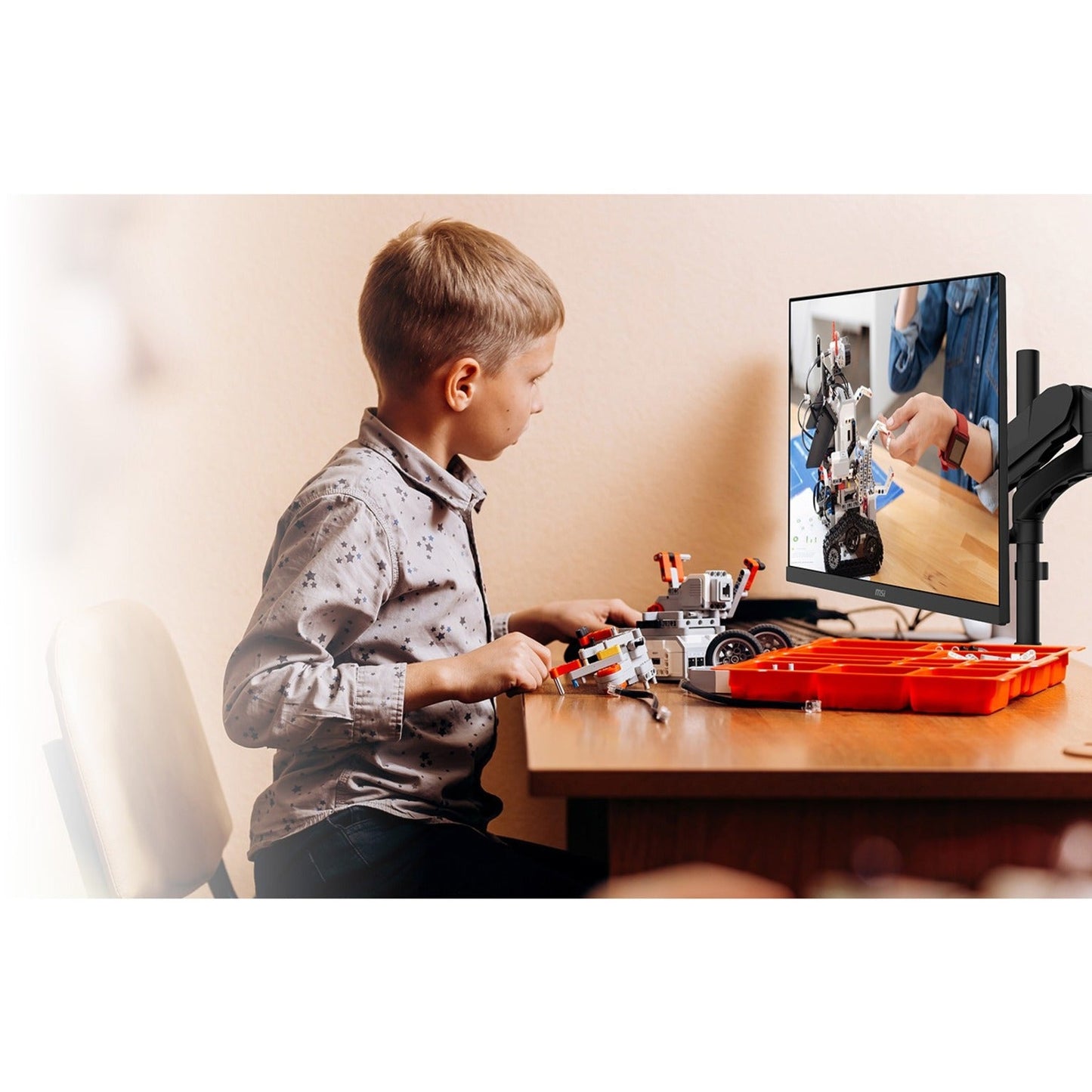 MSI Pro MP242 23.8" Full HD LCD Monitor - 16:9 - Black