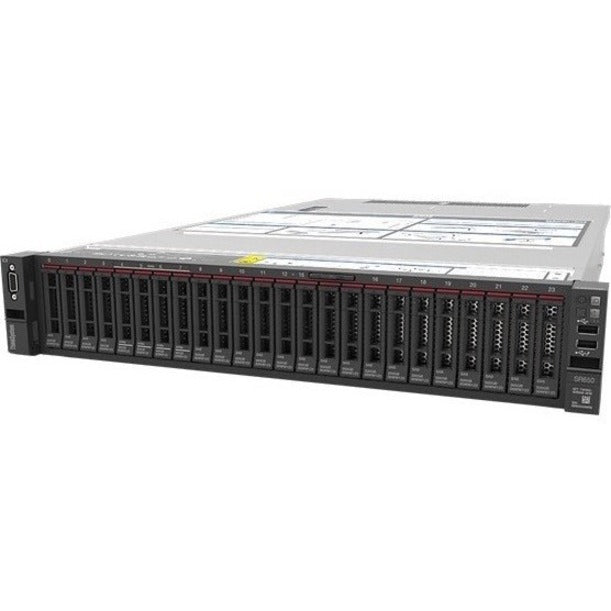 Lenovo ThinkSystem SR650 7X06A0NBNA 2U Rack Server - 1 x Intel Xeon Silver 4210 2.20 GHz - 128 GB RAM - 11.52 TB SSD - (3 x 3.84TB) SSD Configuration - Serial ATA/600 Controller